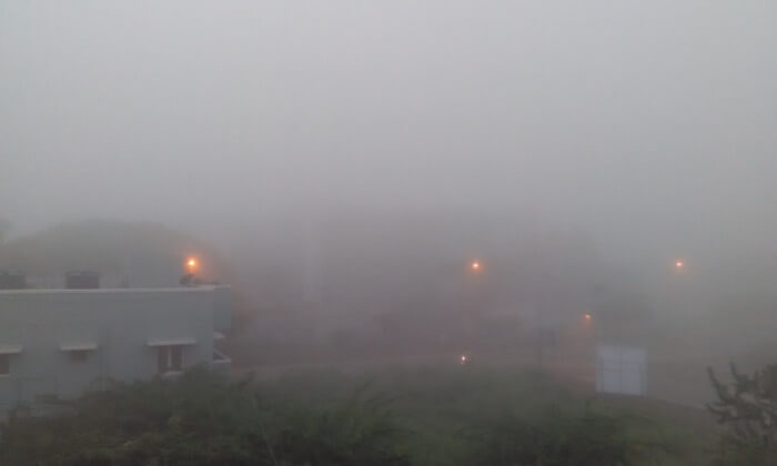 Heavy Smog Today Morning At Coimbatore