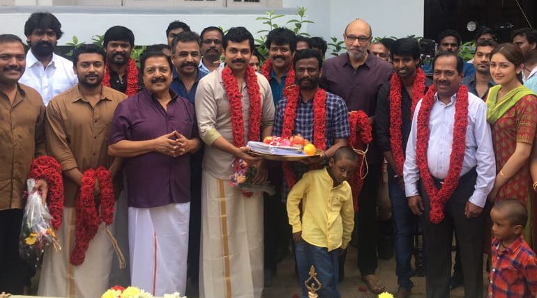 Karthi – Pandiraj Movie Quick Started Today With Pooja