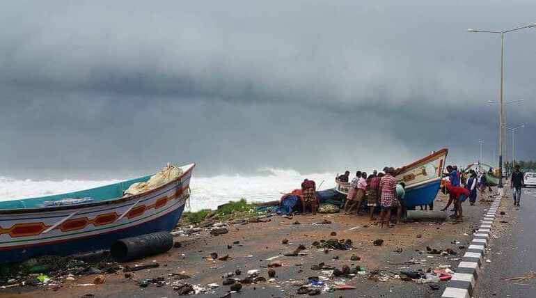 Ockhi Cyclone-Impact and Rescuing of Fishermen