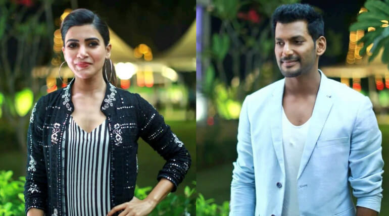 Vishal And Samantha Speech At Irumbu Thirai Teaser Launch