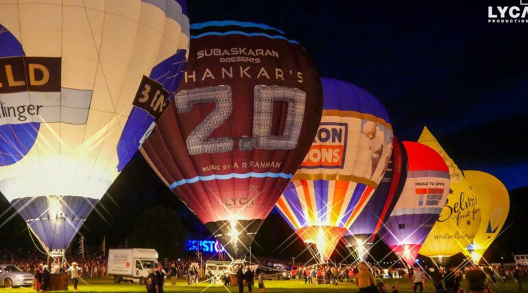 2 Point 0 Promo Balloons At Pollachi Balloon Festival