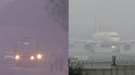 Flights Delayed Due To Boghi Smog In Chennai