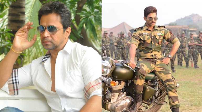 Action King As Allu Arjun Dad In Naa Peru Surya