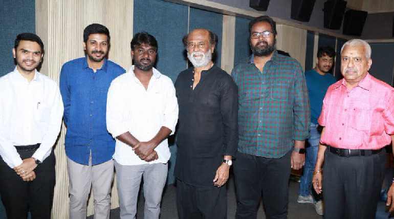 Rajinikanth Kaala Dubbing still2