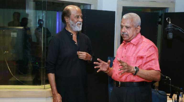 Rajinikanth Kaala Dubbing still4