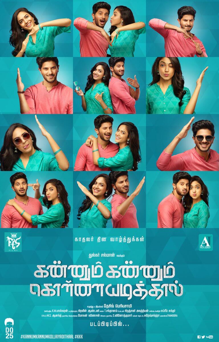 Kannum Kannum Kollaiyadithaal First Look Poster