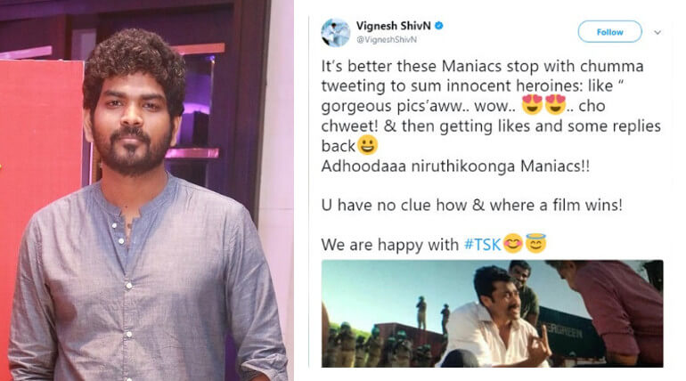 Vignesh Shivan Requests Producers To Stop Encouraging Maniacs