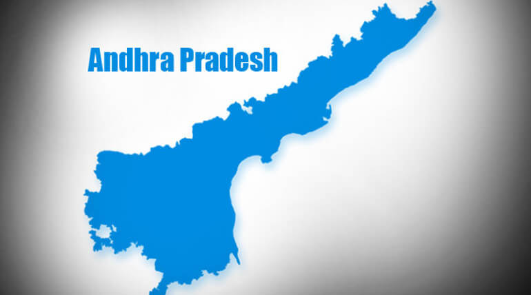 Five Tamil Nadu Woodcutters found dead in Andhra Pradesh/File image of Andhra Pradesh map