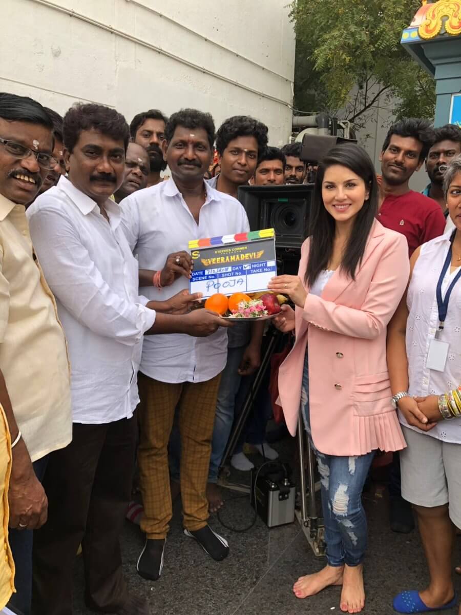 Veeramadevi Shoot Started With Pooja