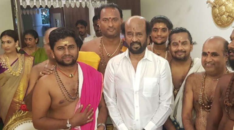 Rajinikanth Celebrates his Birthday In Advance