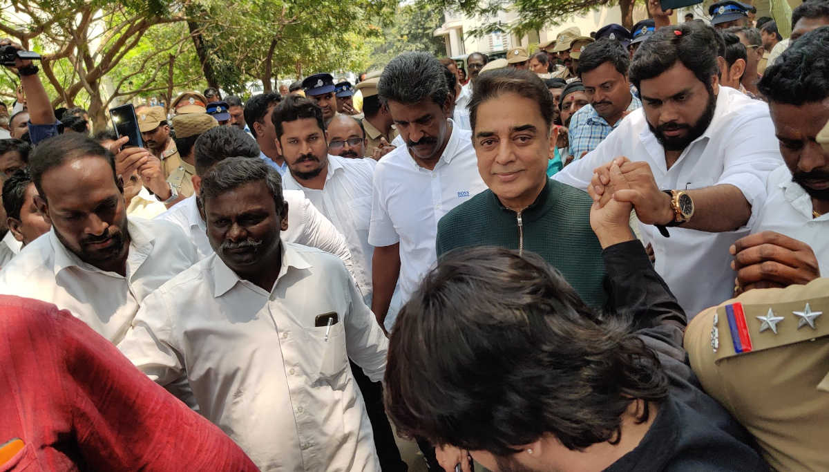 Kamal Haasan Appears for Investigation on Indian 2 Accident