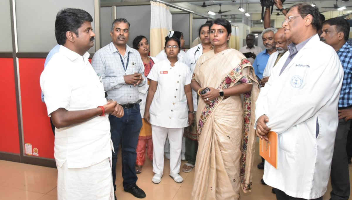 TN Health Minister is Inspecting Hospitals