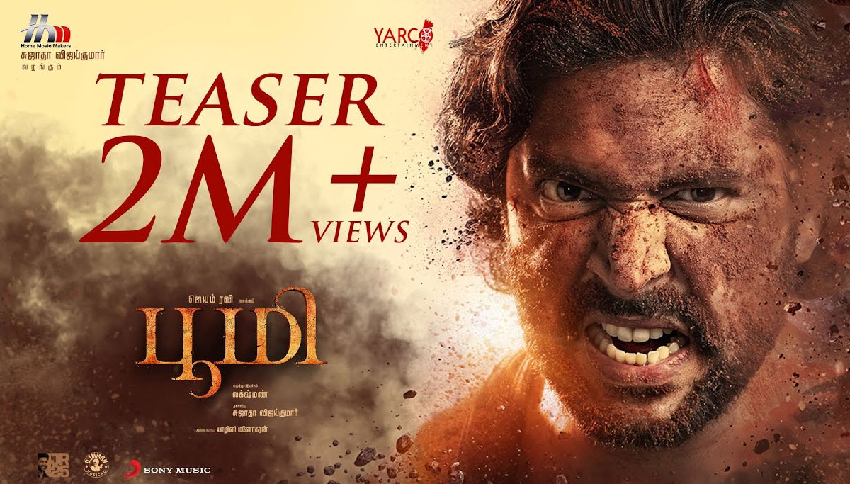 Bhoomi Tamil movie teaser reached nearly 2 Millions views within 48 hours